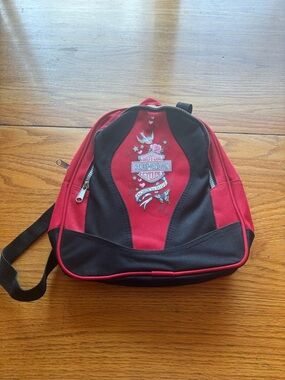 Vintage Y2K Harley Davison 12” Mini Backpack
